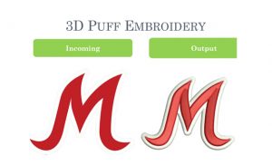 3D PUFF EMBROIDERY